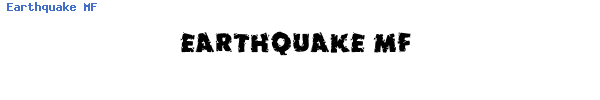 Fuente Earthquake MF.ttf