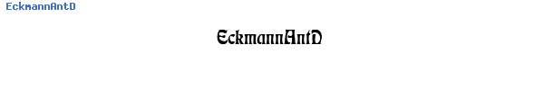 Fuente EckmannAntD.ttf