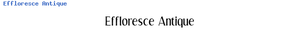 Fuente Effloresce Antique.ttf