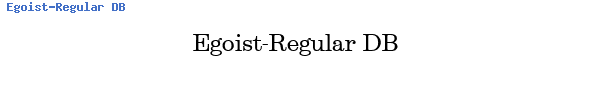 Fuente Egoist-Regular DB.ttf