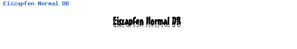 Fuente Eiszapfen Normal DB.ttf
