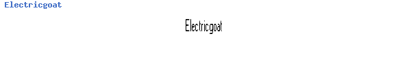 Fuente Electricgoat.ttf
