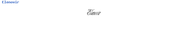 Fuente Elenovir.ttf