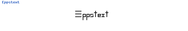 Fuente Eppstext.ttf