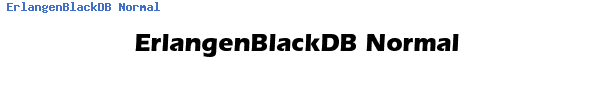 Fuente ErlangenBlackDB Normal.ttf