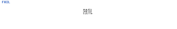Fuente FAIL.TTF