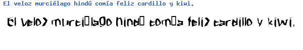 Fuente FARGAS.TTF