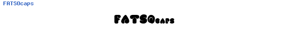 Fuente FATSOcaps.ttf