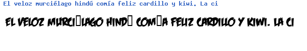Fuente FEASFBRG.TTF
