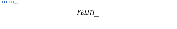 Fuente FELITI__.TTF
