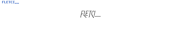 Fuente FLETCI__.TTF