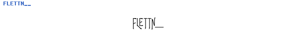 Fuente FLETTN__.TTF