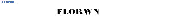 Fuente FLORWN__.TTF