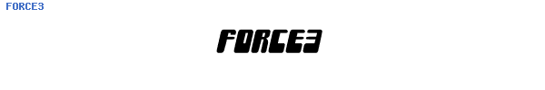 Fuente FORCE3.TTF