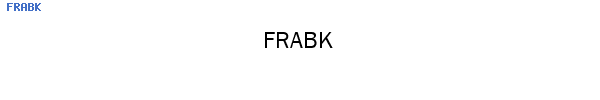 Fuente FRABK.TTF