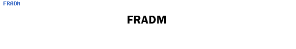Fuente FRADM.TTF