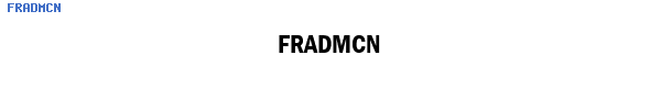 Fuente FRADMCN.TTF