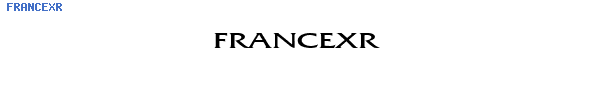 Fuente FRANCEXR.TTF