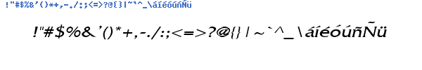 Fuente FRANCWII.TTF