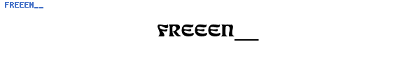 Fuente FREEEN__.TTF