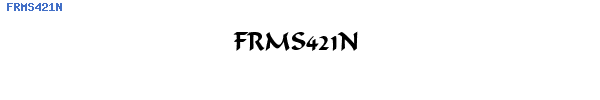 Fuente FRMS421N.TTF