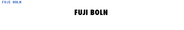 Fuente FUJI BOLN.TTF