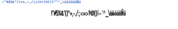 Fuente FUJITHIB.TTF