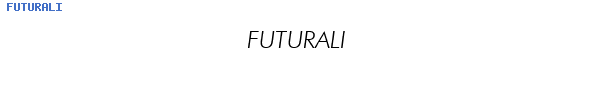 Fuente FUTURALI.TTF