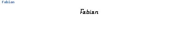 Fuente Fabian.ttf