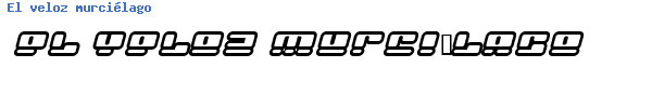 Fuente Face plant hollow 2 Italic.ttf