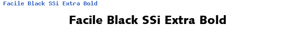 Fuente Facile Black SSi Extra Bold.ttf