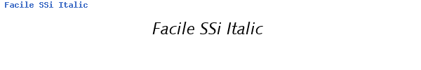 Fuente Facile SSi Italic.ttf