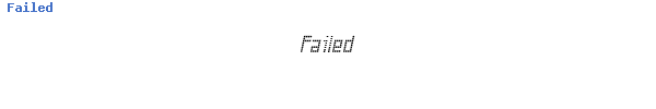 Fuente Failed.ttf