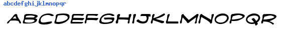 Fuente Fanboy Hardcore Italic.ttf