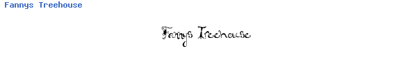 Fuente Fannys Treehouse.TTF