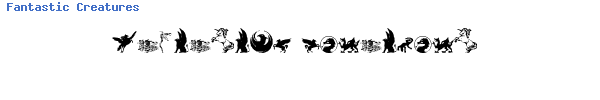 Fuente Fantastic Creatures.ttf