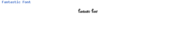 Fuente Fantastic Font.ttf