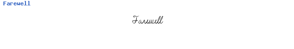 Fuente Farewell.ttf