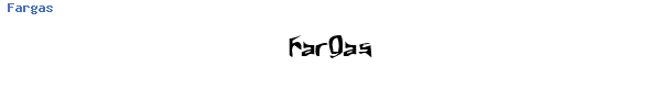 Fuente Fargas.ttf