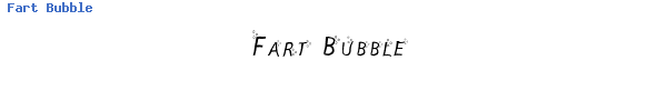 Fuente Fart Bubble.ttf