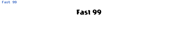 Fuente Fast 99.ttf