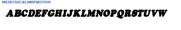 Fuente Fatso Italic CS.ttf