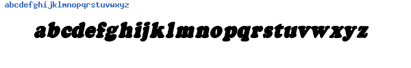 Fuente Fatso Italic CS.ttf