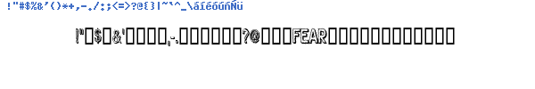 Fuente Fear.ttf