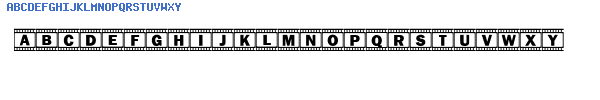 Fuente Film Strip Regular Font Monger.ttf