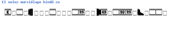 Fuente Film Strip Regular Font Monger.ttf