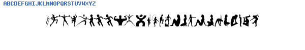 Fuente Fitness Silhouettes.ttf