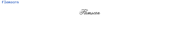 Fuente Flemscrn.ttf