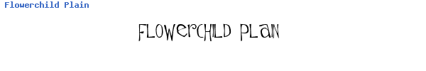Fuente Flowerchild Plain.ttf