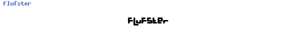 Fuente Flufster.ttf